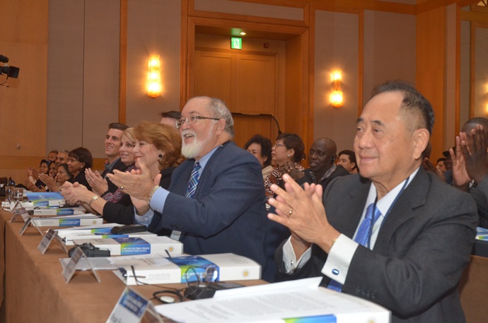 Sir Mancham at the Global Peace Convention 2011