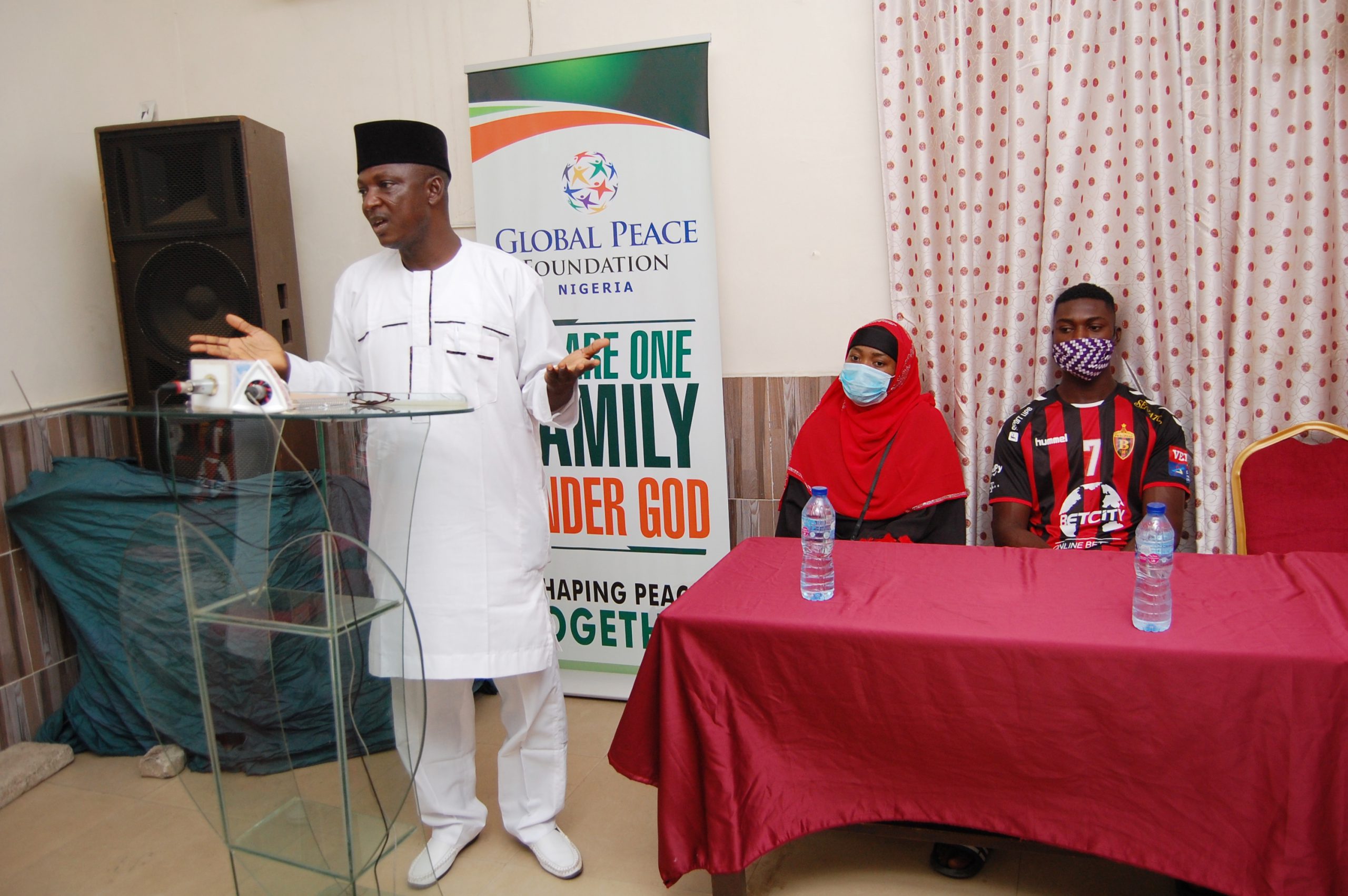 Rev. Hayab speaking