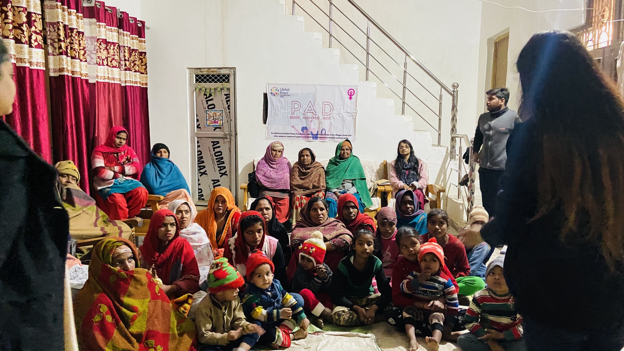 Crowd of women