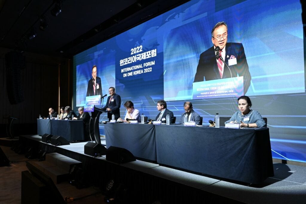 Panelists at the Peace and Security session