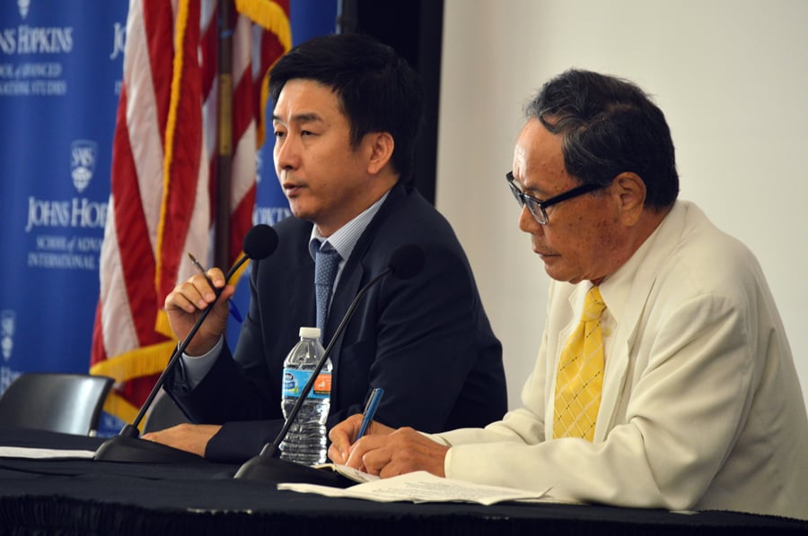 Mr. Cheol Hwan Kang, co-president of Action for Korea United at One Korea Forum