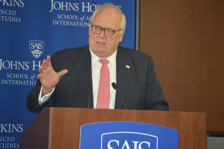 Dr. Edwin Feulner, founder of Heritage Foundation, at One Korea Forum