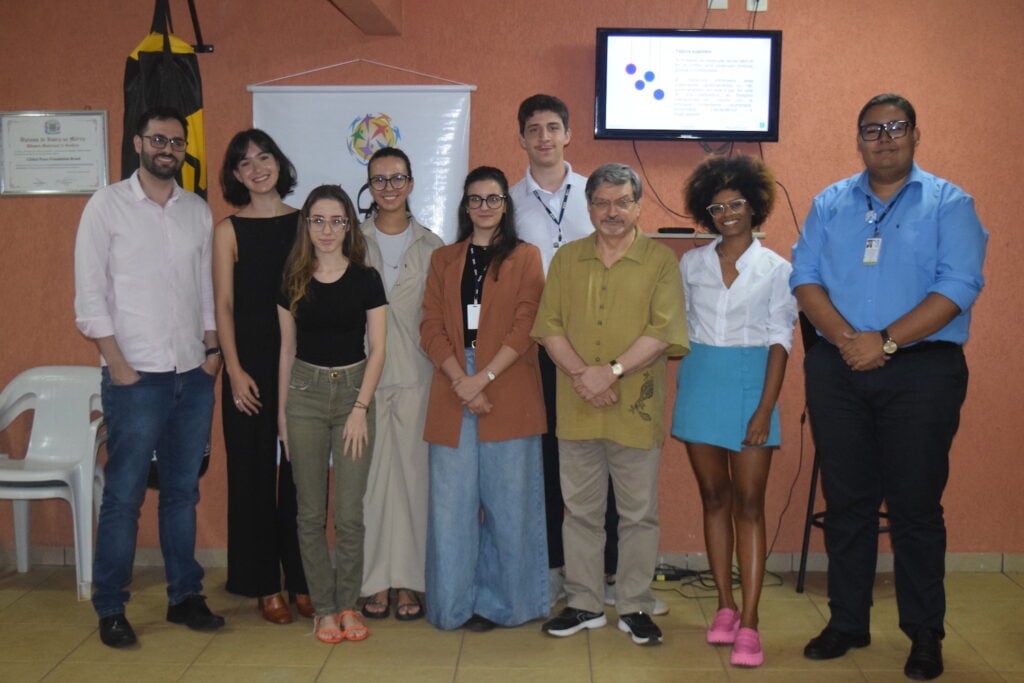 Attendees of the international relations GPF center students meeting.